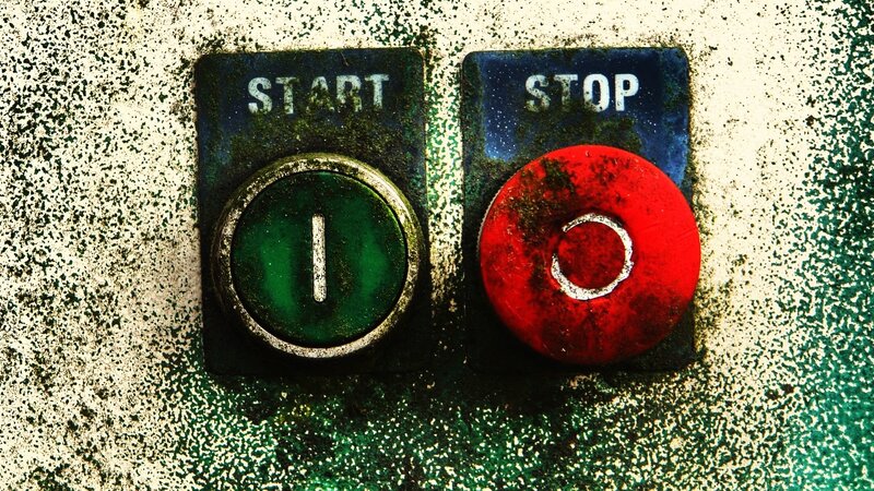worn start and stop buttons