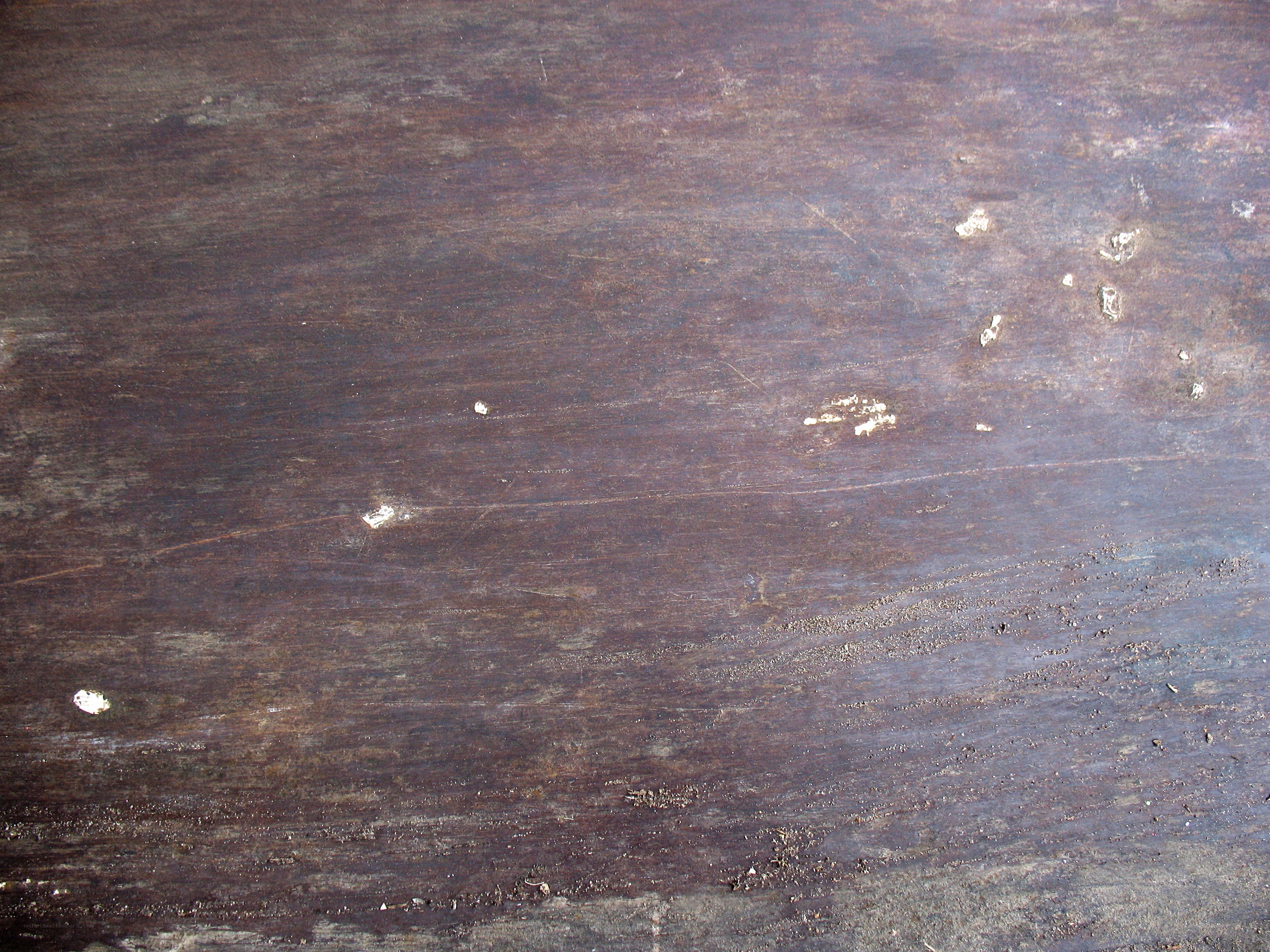 worn wooden surface