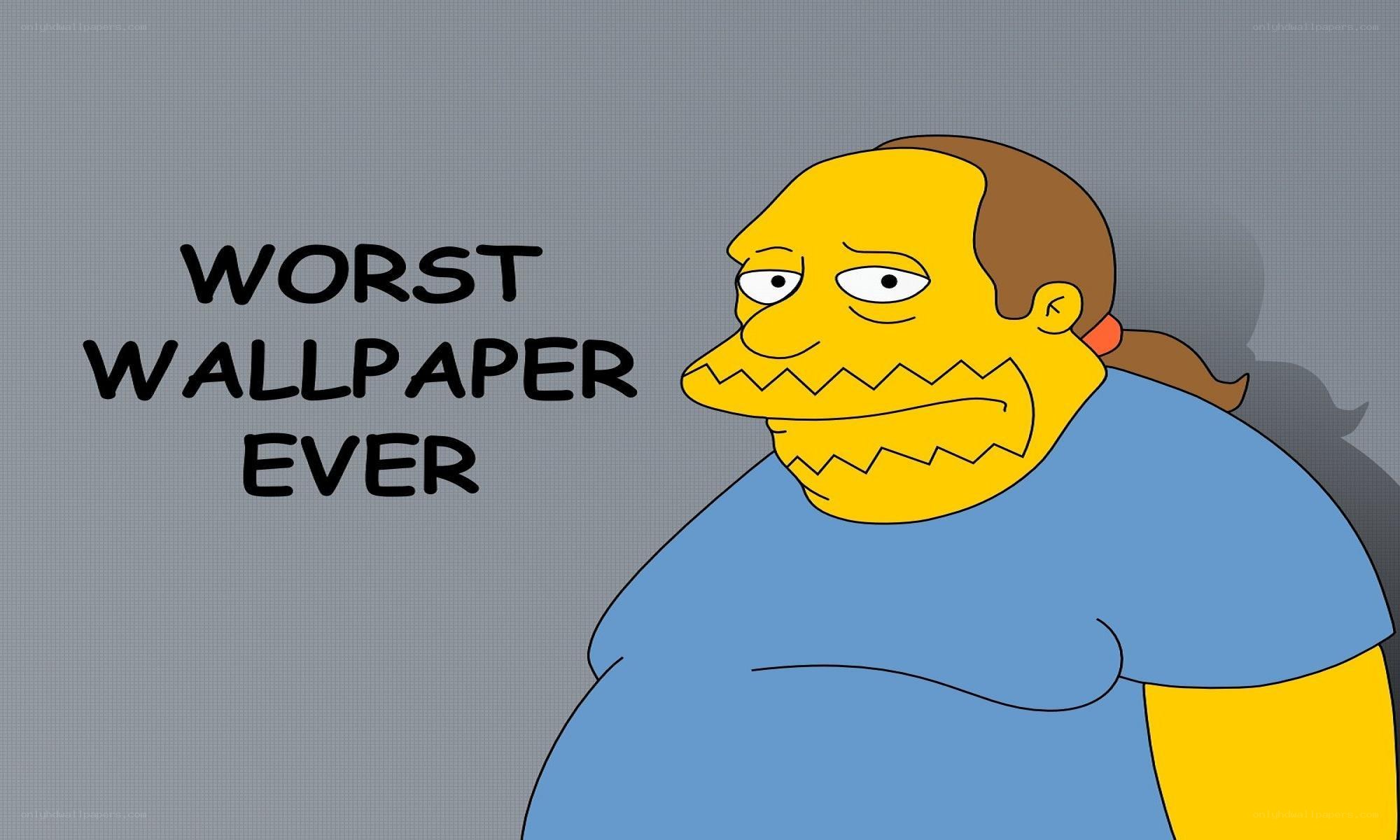 Worst wallpaper ever