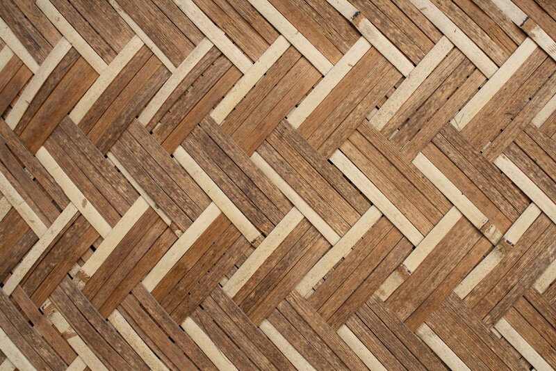 woven bamboo mat texture
