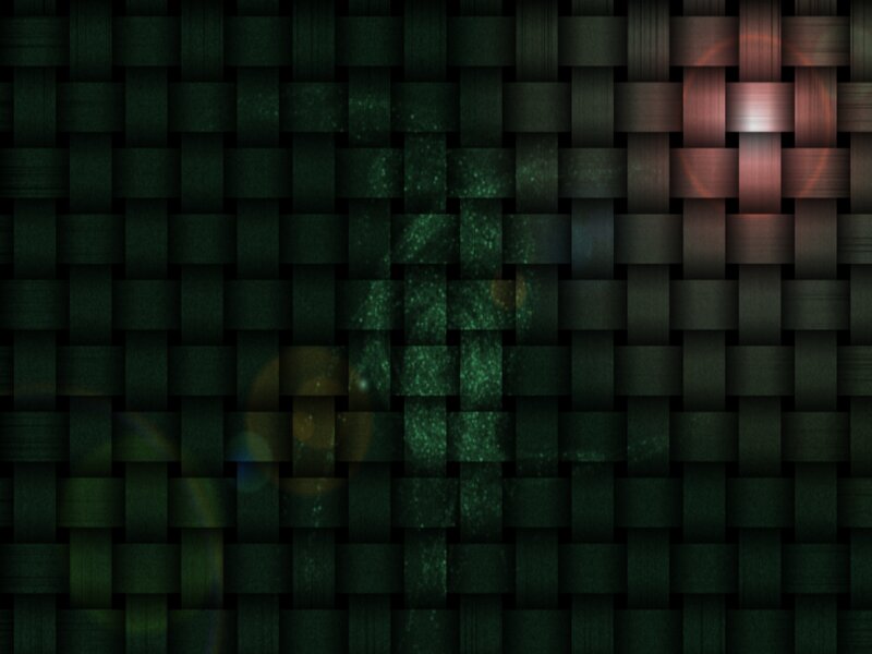 Woven Dark Green Texture