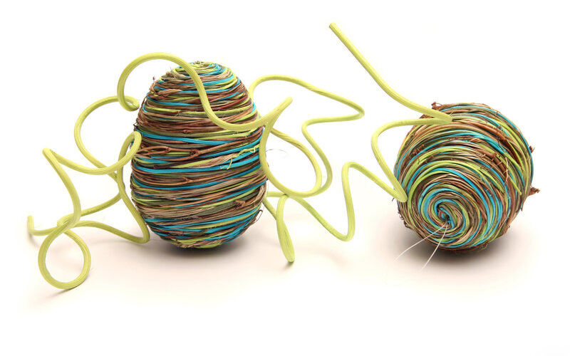 Woven Fiber Sculptures