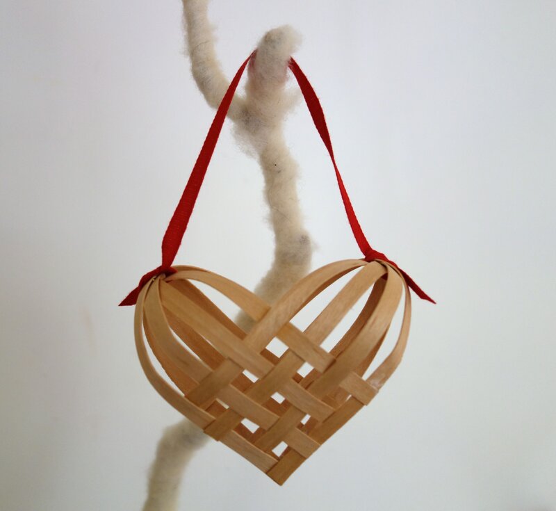 Woven Heart Ornament