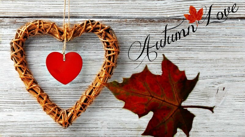 Woven Heart with Red Leaf