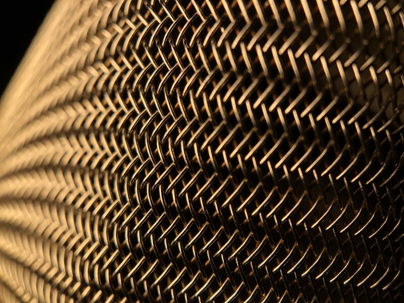 Woven Metal Mesh — Gold
