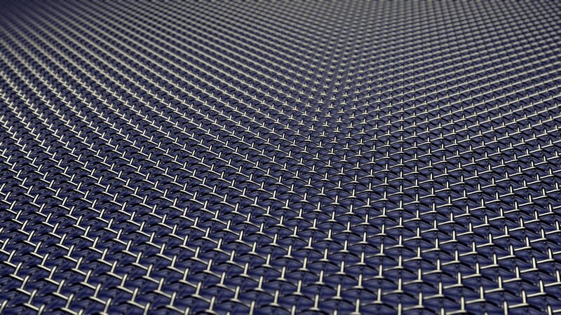 woven metal mesh texture