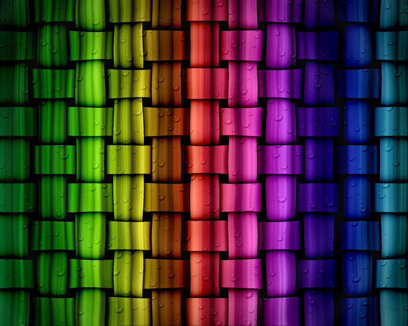 Woven Rainbow Pattern