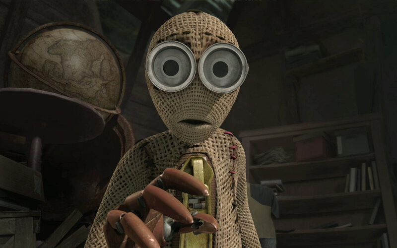 woven robot character