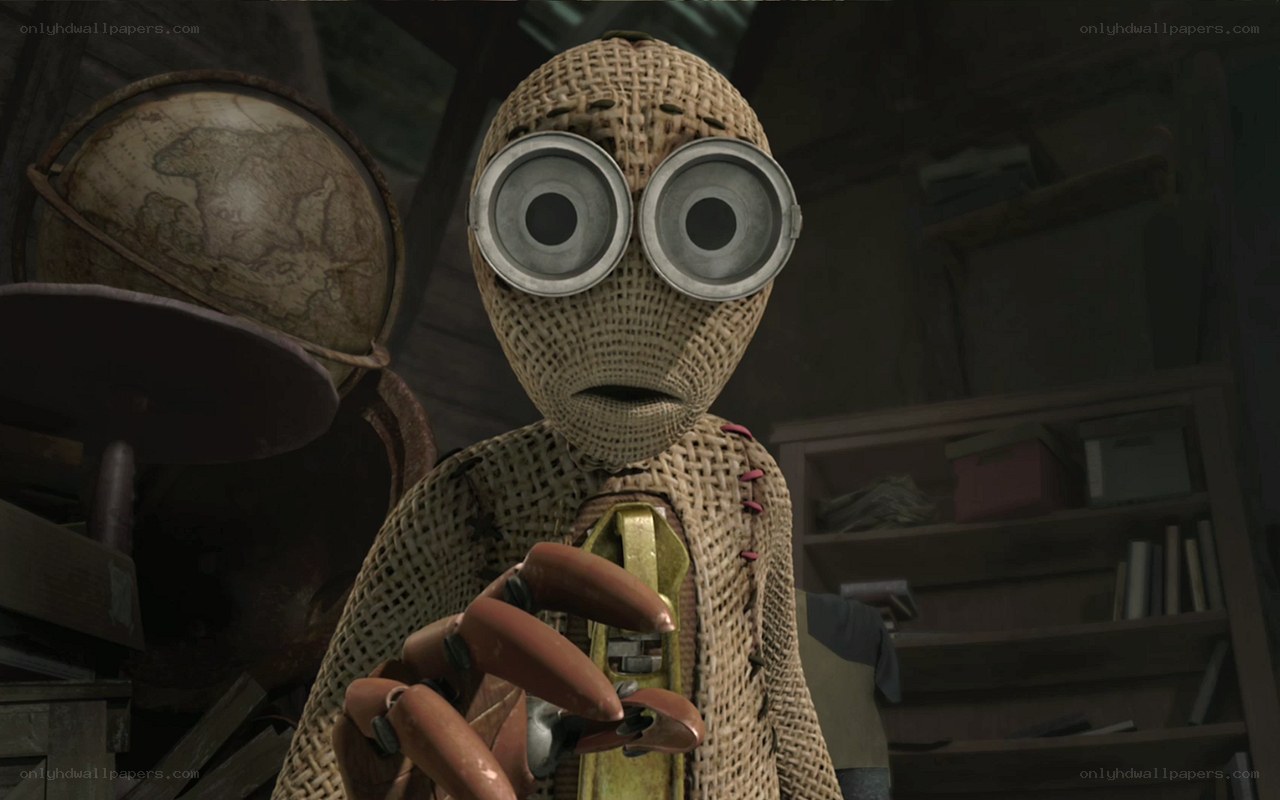 woven robot character