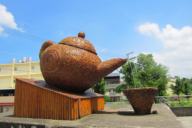 Woven Teapot Sculpture