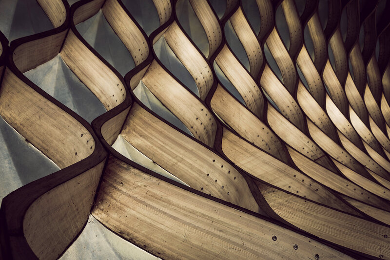 woven wooden structure