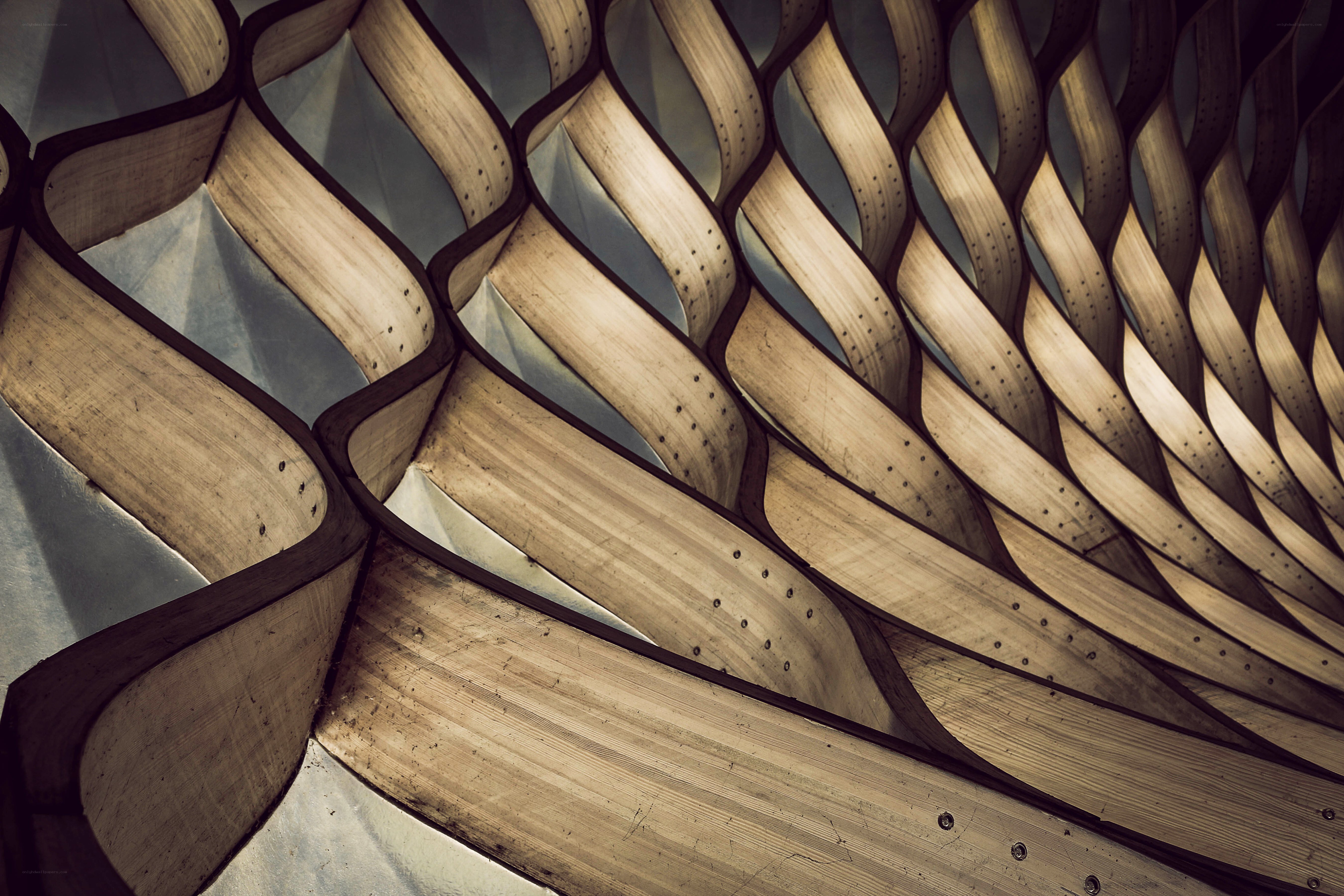 woven wooden structure