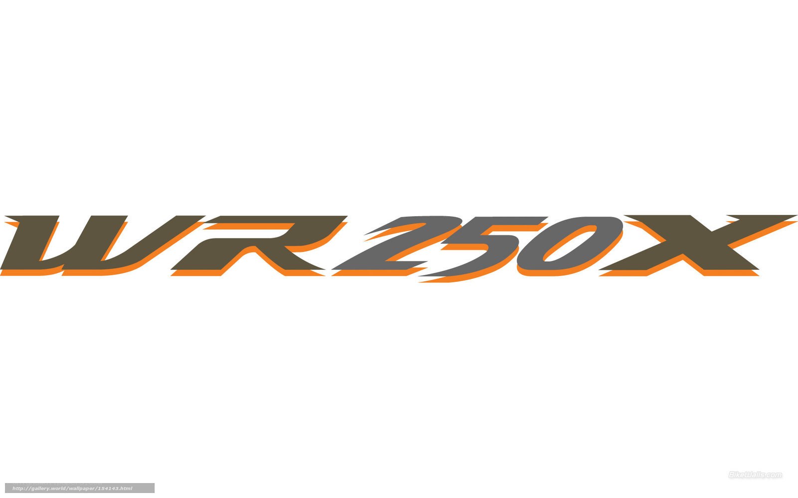 WR250X logo