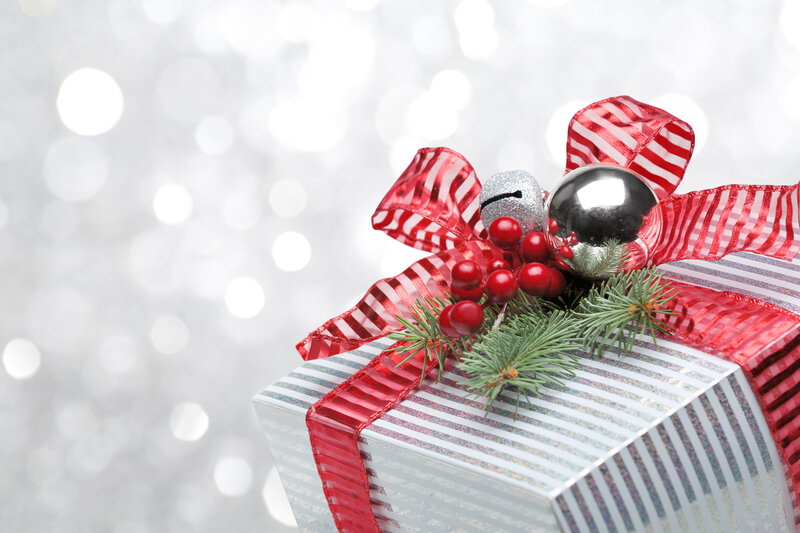Wrapped Gift Box — Red