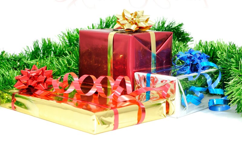 Wrapped Holiday Gifts
