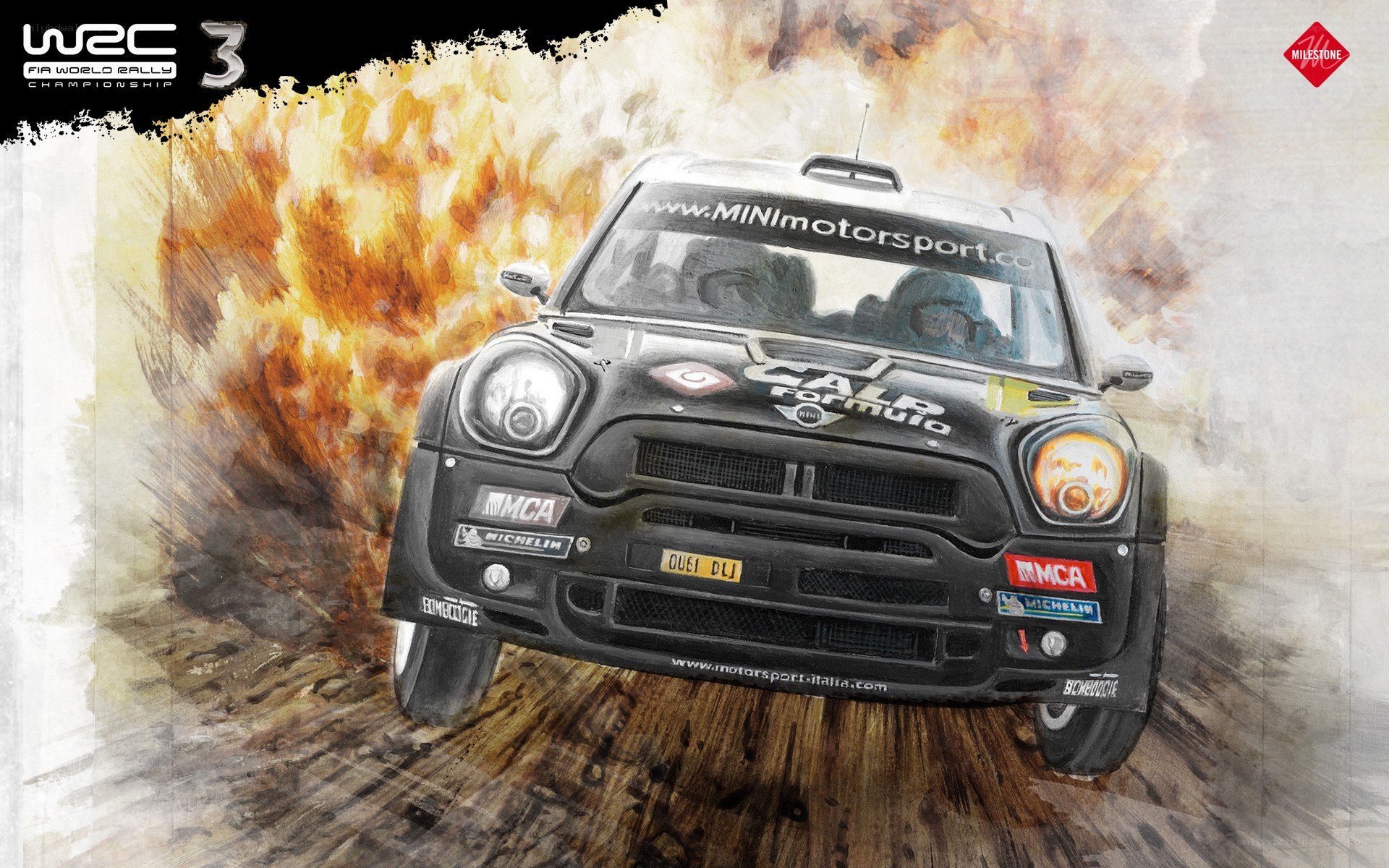WRC 3 rally car artwork
