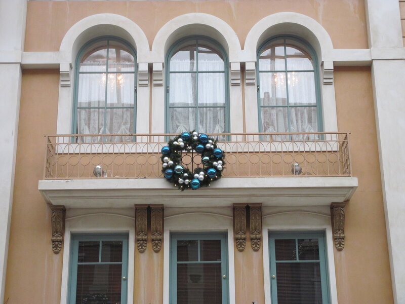 Wreath on Balcony
