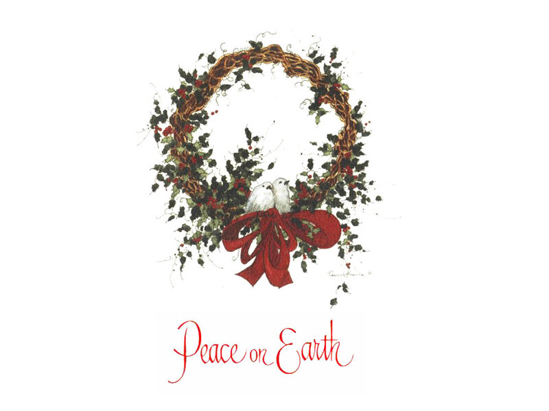 Wreath with Birds