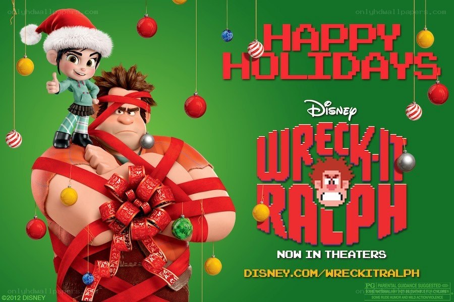 Wreck-It Ralph holiday poster