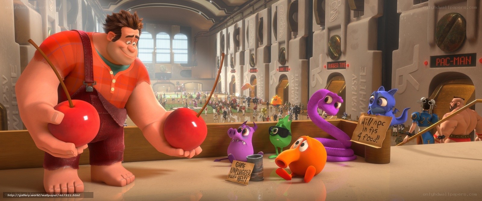Wreck-It Ralph in arcade