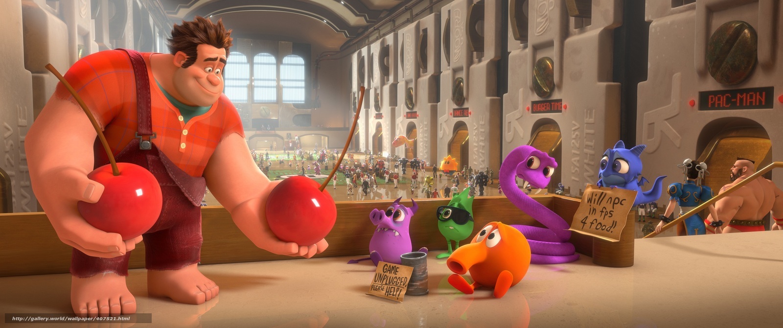 Wreck-It Ralph in arcade