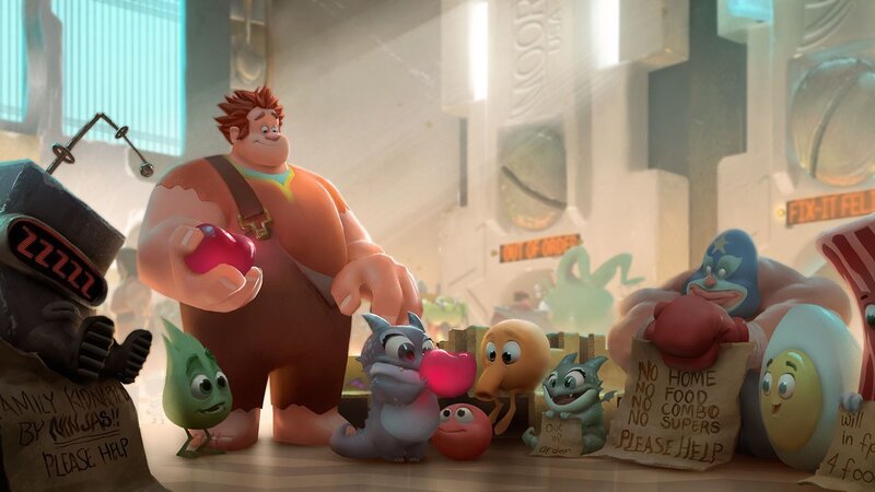 Wreck-It Ralph with Characters