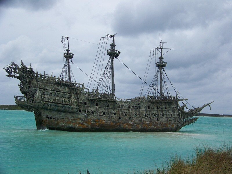 Wrecked Pirate Ship