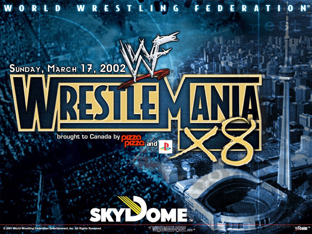 WrestleMania X8 promotional poster