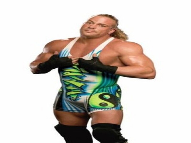 wrestler in colorful singlet