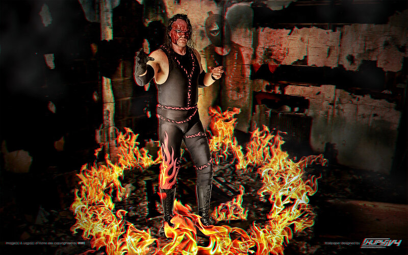 Wrestler in Flames — Black