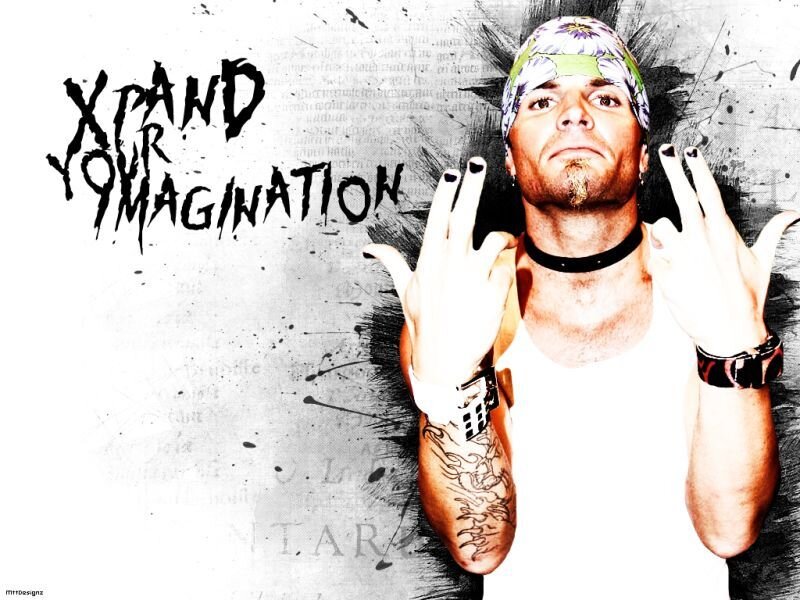 Wrestler with bandana and tattoos