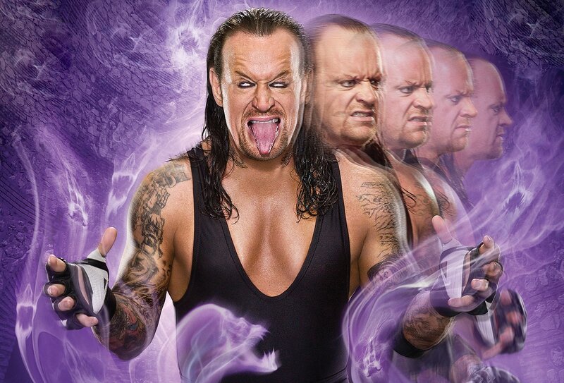 Wrestler with Long Hair — Purple, Dramatic