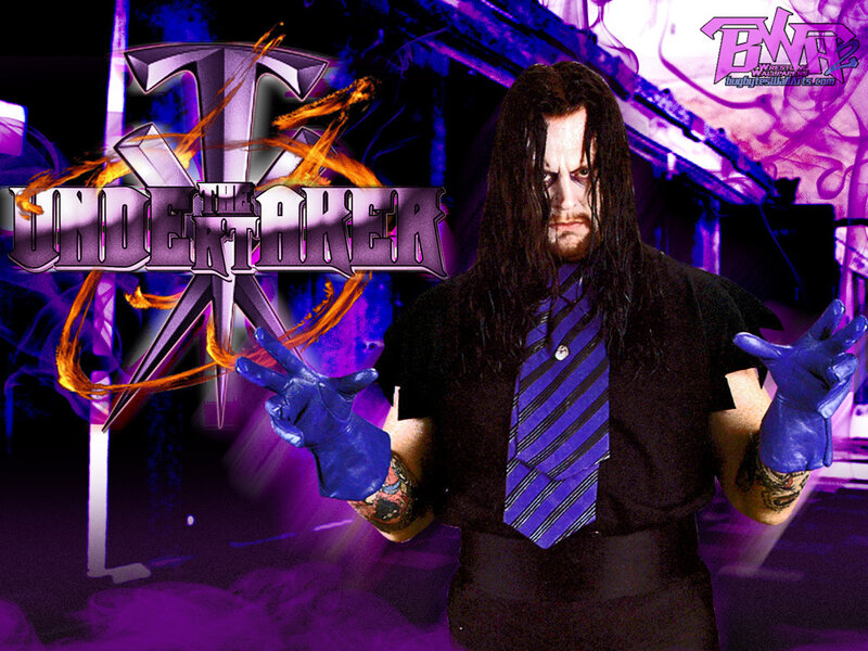 Wrestler with Long Hair — Purple