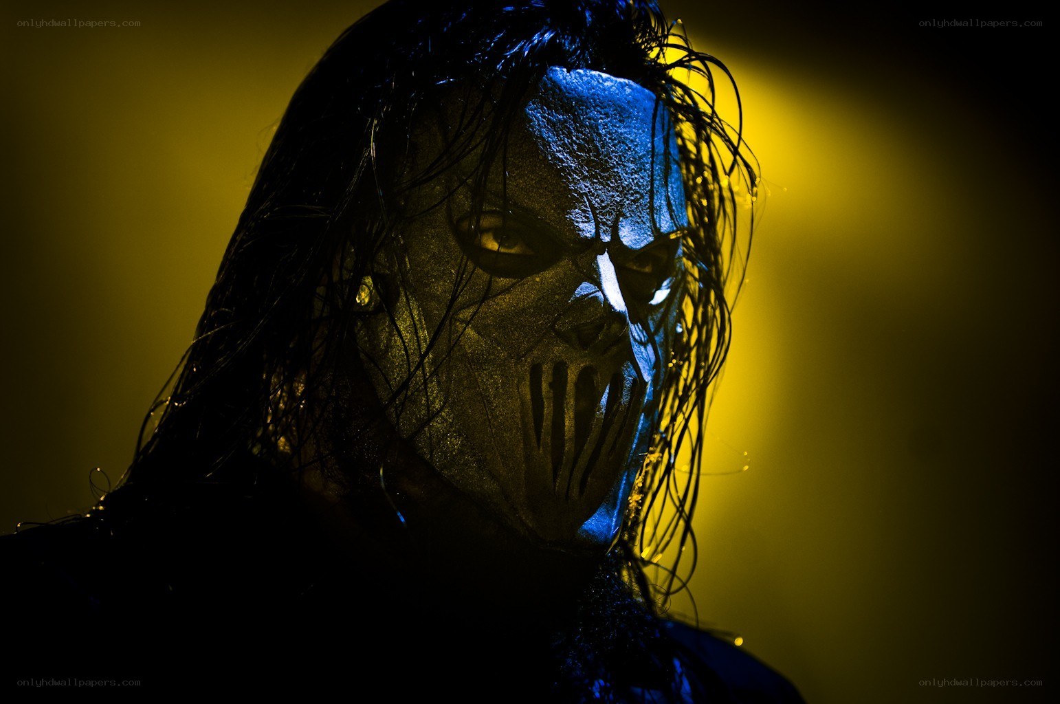 Wrestler with skull mask