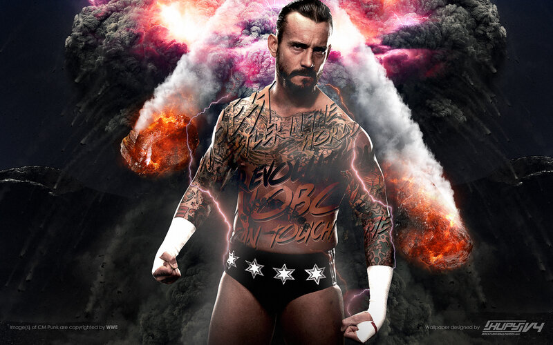 Wrestler with Tattoos — Black
