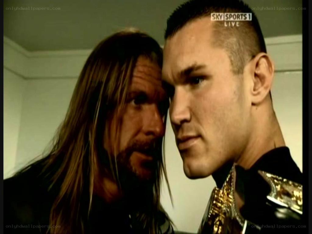 Wrestlers in intense face-off