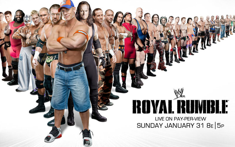 Wrestlers in Line