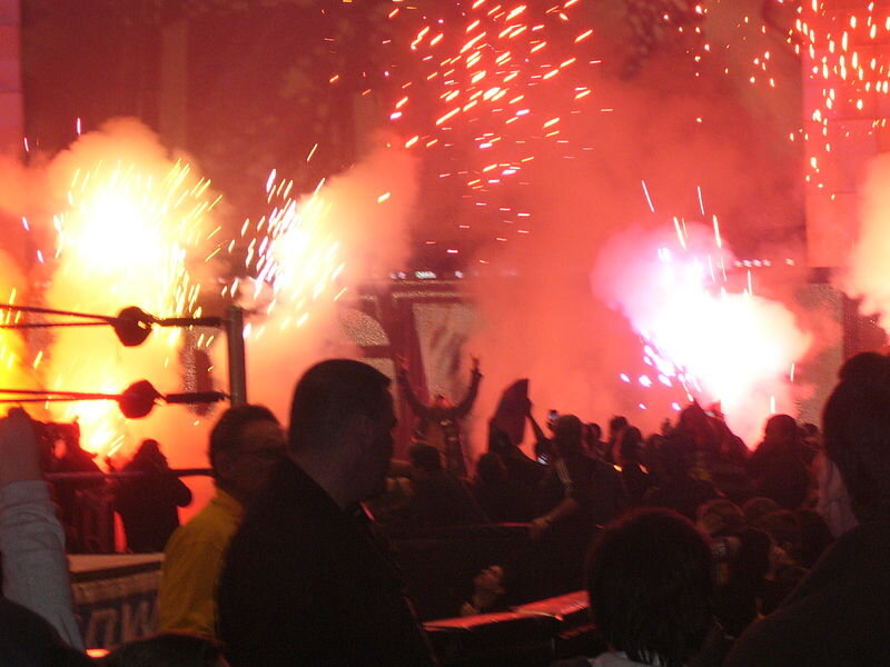 Wrestling Event Crowd