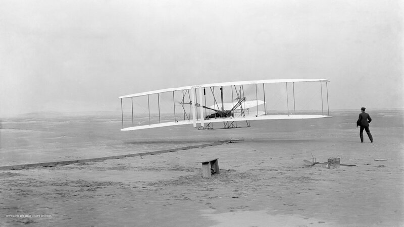 Wright Flyer Aircraft — Black