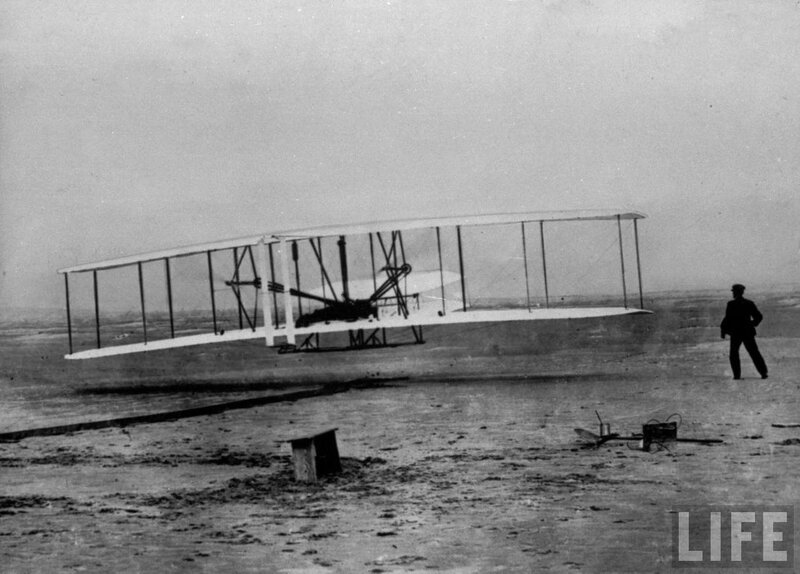 Wright Flyer in flight
