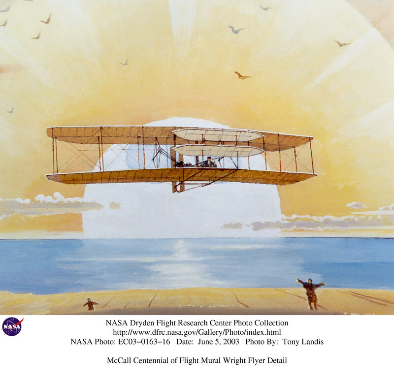 Wright Flyer in flight