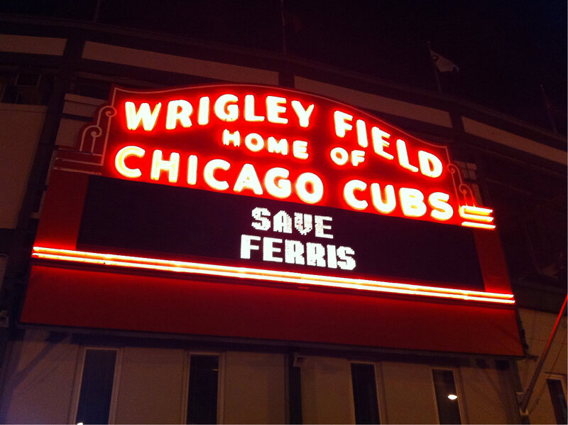Wrigley Field Sign