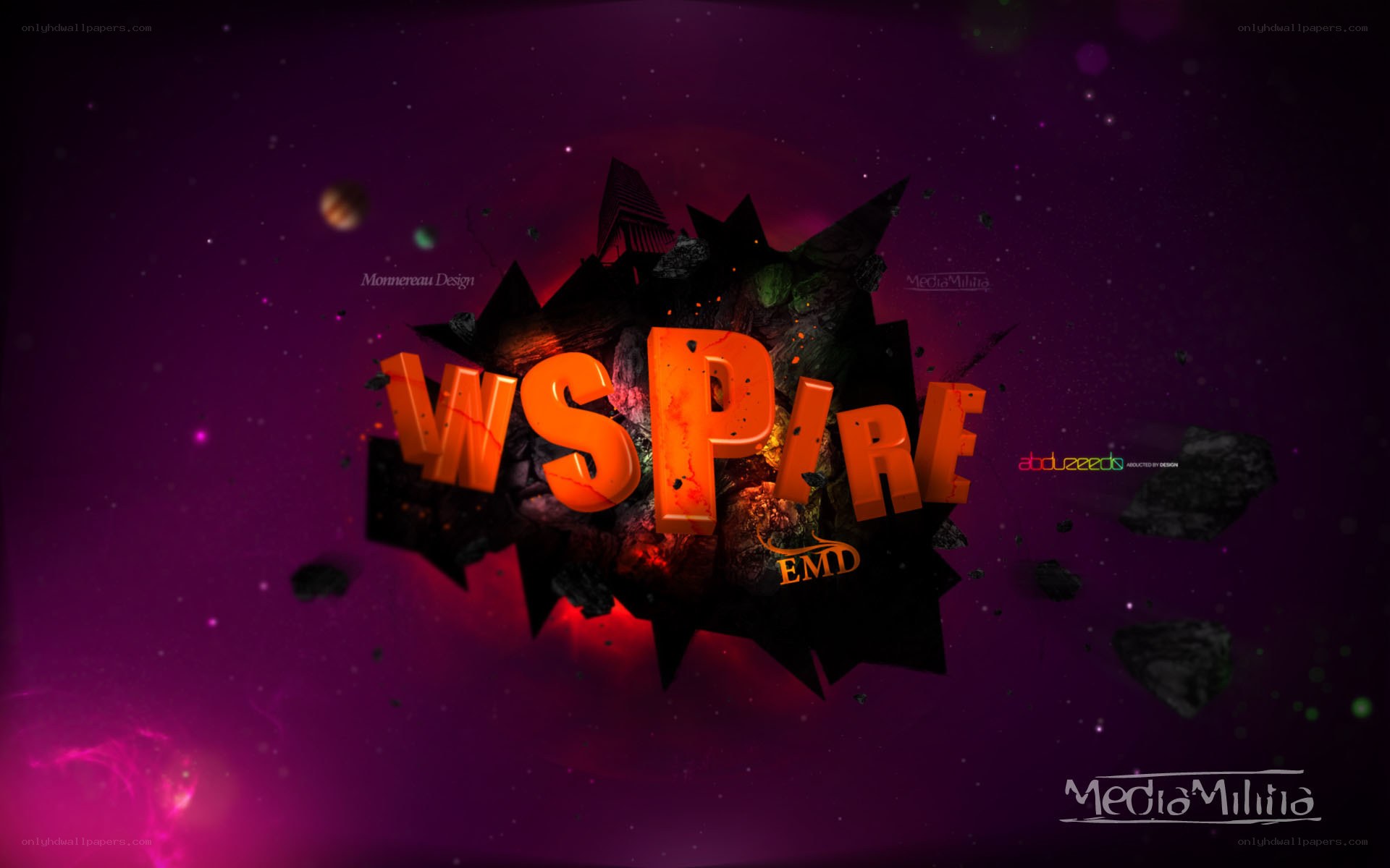 Wspire logo design