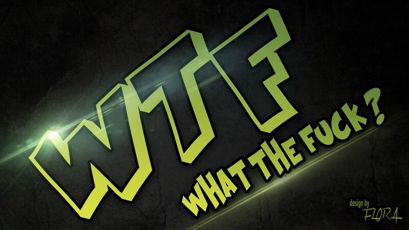wtf text graphic