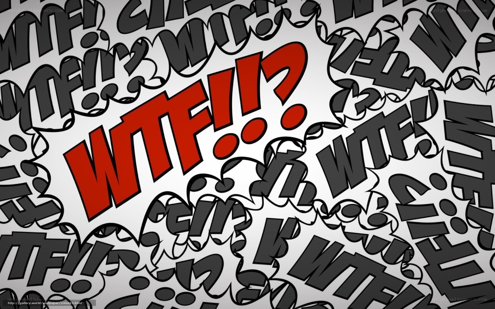 WTF text pattern
