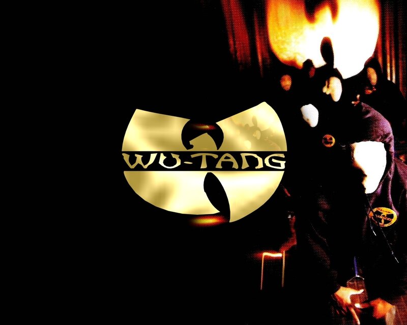Wu-Tang Clan logo and members