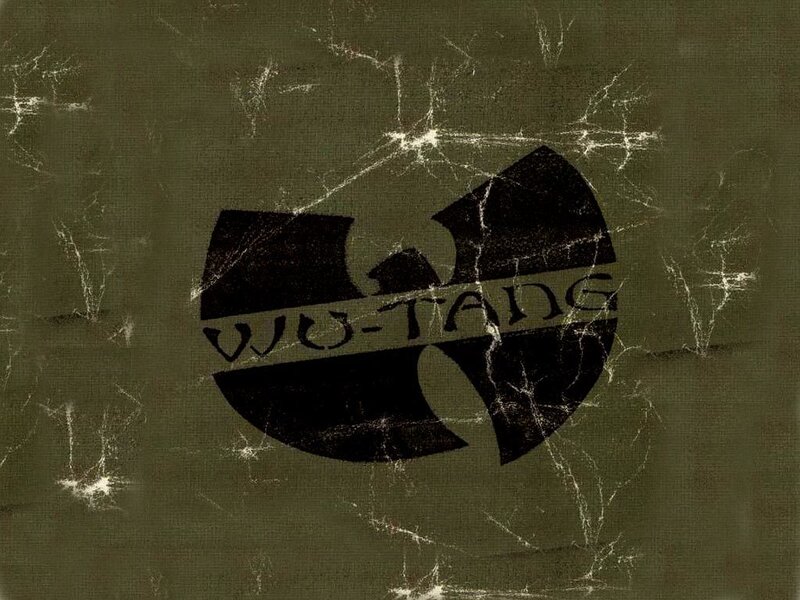Wu-Tang Clan logo on distressed background