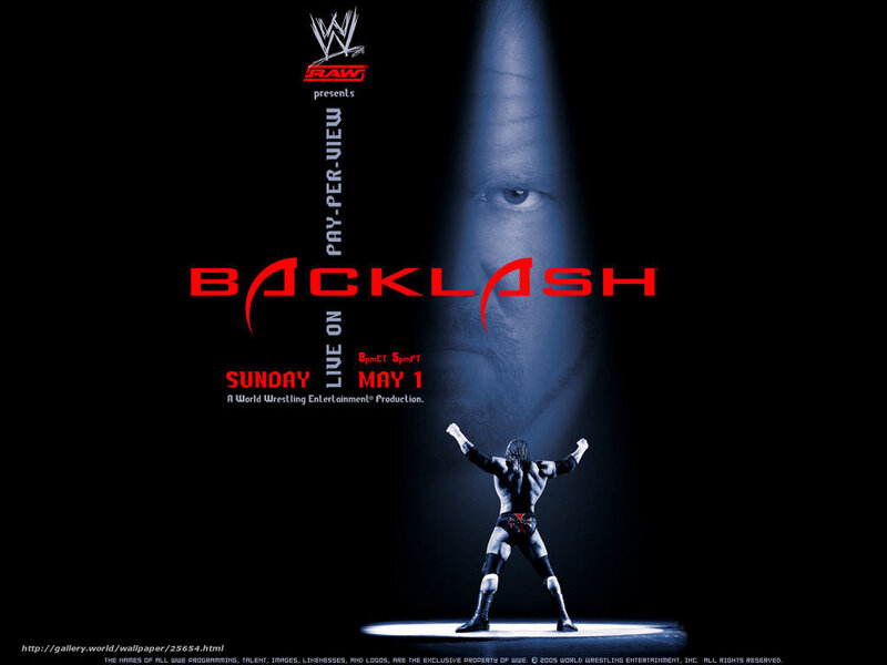 WWE Backlash 2005 poster