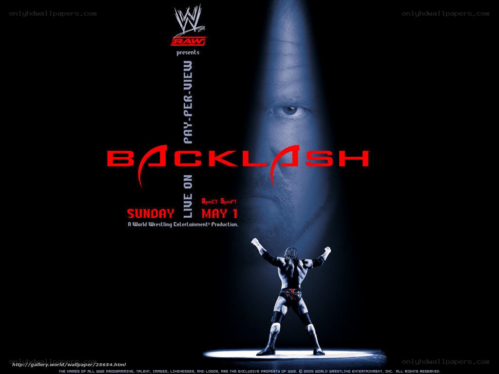 WWE Backlash 2005 poster