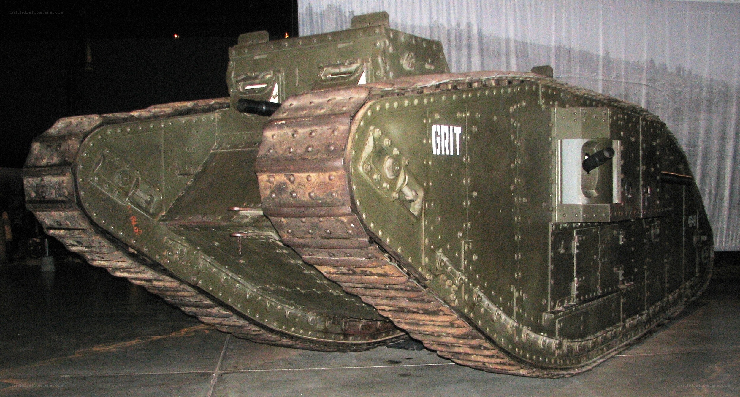 WWI tank named Grit
